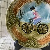 Assiette barbotine