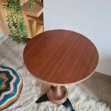 Vintage pedestal table or side table
