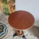 Vintage pedestal table or side table
