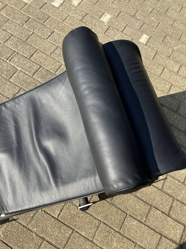 3x Originele Cassina Le Corbusier Lc4 Black/chrome, Als Nieuw!
