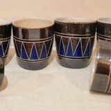 Ceramic cider/beer service - Art Deco - Zoller