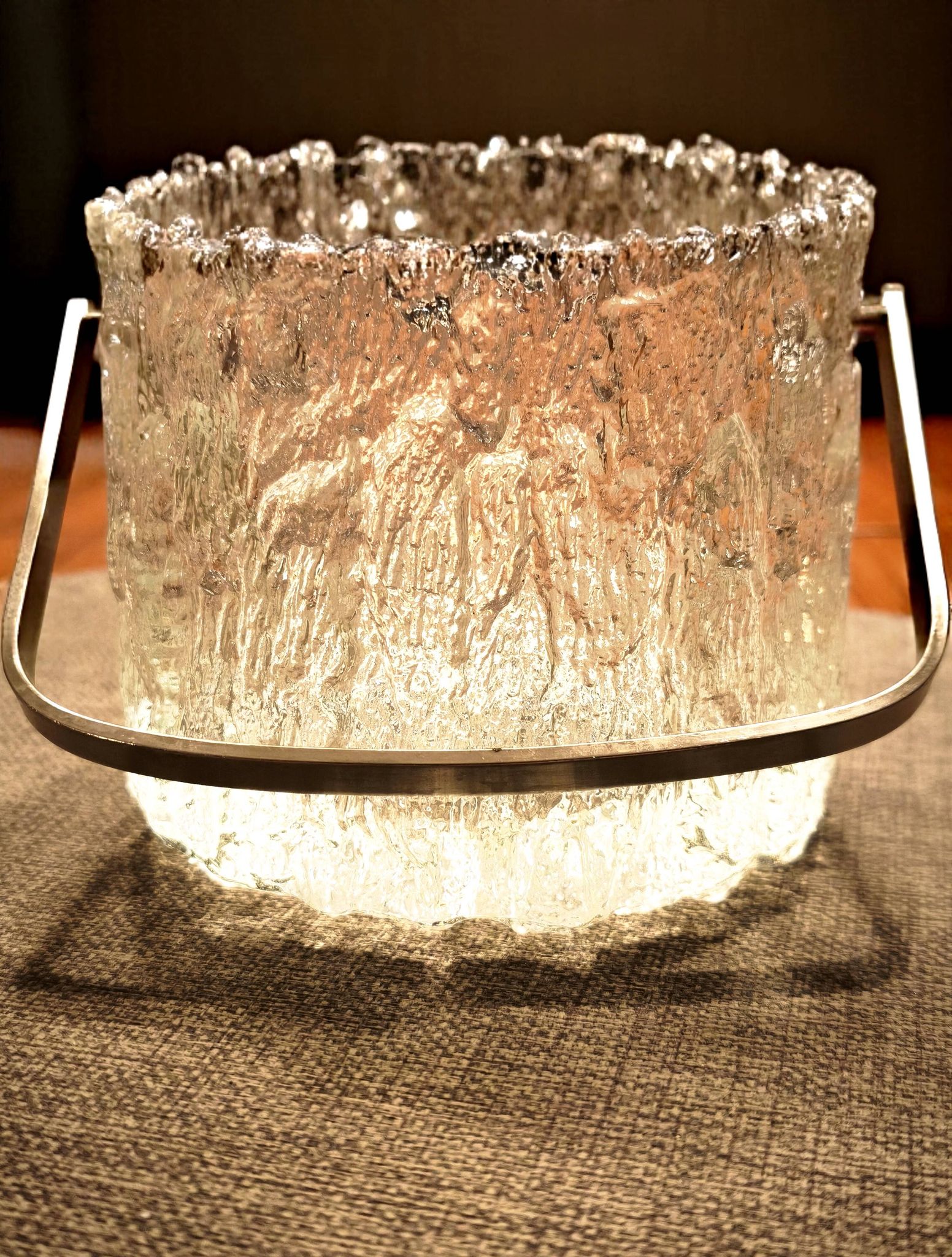 Ice bucket Tapio Wirkkala Seita Iitala and ice tongs Quist