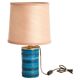 Aldo Londi desk lamp for Bitossi "blue Rimini", Italy, 1960