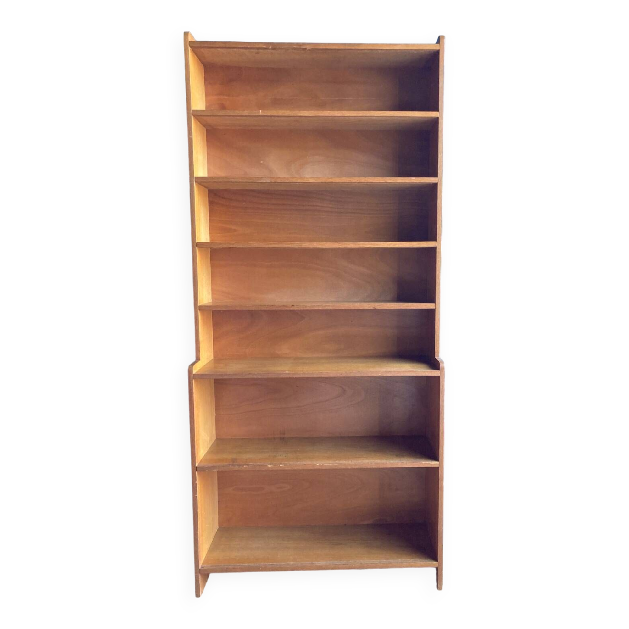 Scandinavian honey glazed bookcase