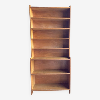 Scandinavian honey glazed bookcase