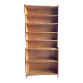 Scandinavian honey glazed bookcase