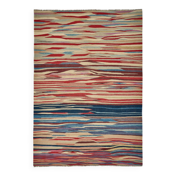 Kilim décoratif tribal contemporain 308 cm x 430 cm