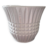large white earthenware planter
