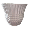 grand cache pot en faience blanche