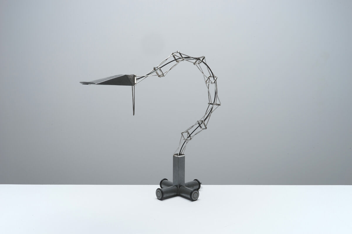 Yaacov Kaufman lamp Multi X editions Lumina circa 1980