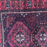 Tapis ancien belutch afghan fait main 100x154 cm