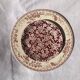 Faience flower plates