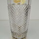 Mid-century glass vase,bohemia crystal,circa 1960's.