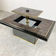 Vintage hidden bar coffee table by Fedam, 1980s
