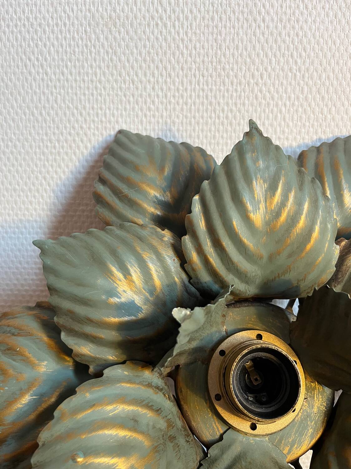 Masca metal flower wall or pendant light