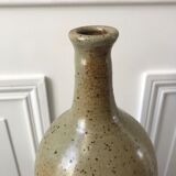 Ceramic bottle / stoneware / pottery vintage 70s signed