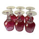6 crystal shot glasses