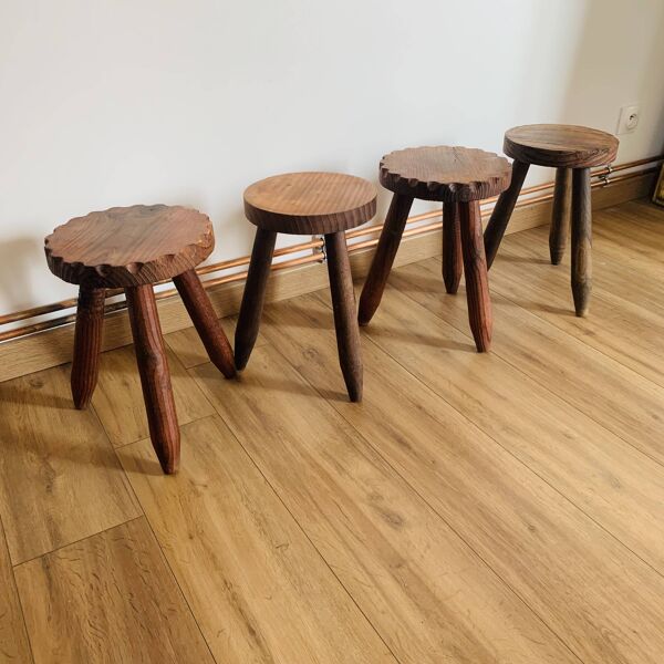 Ensemble de 4 tabourets