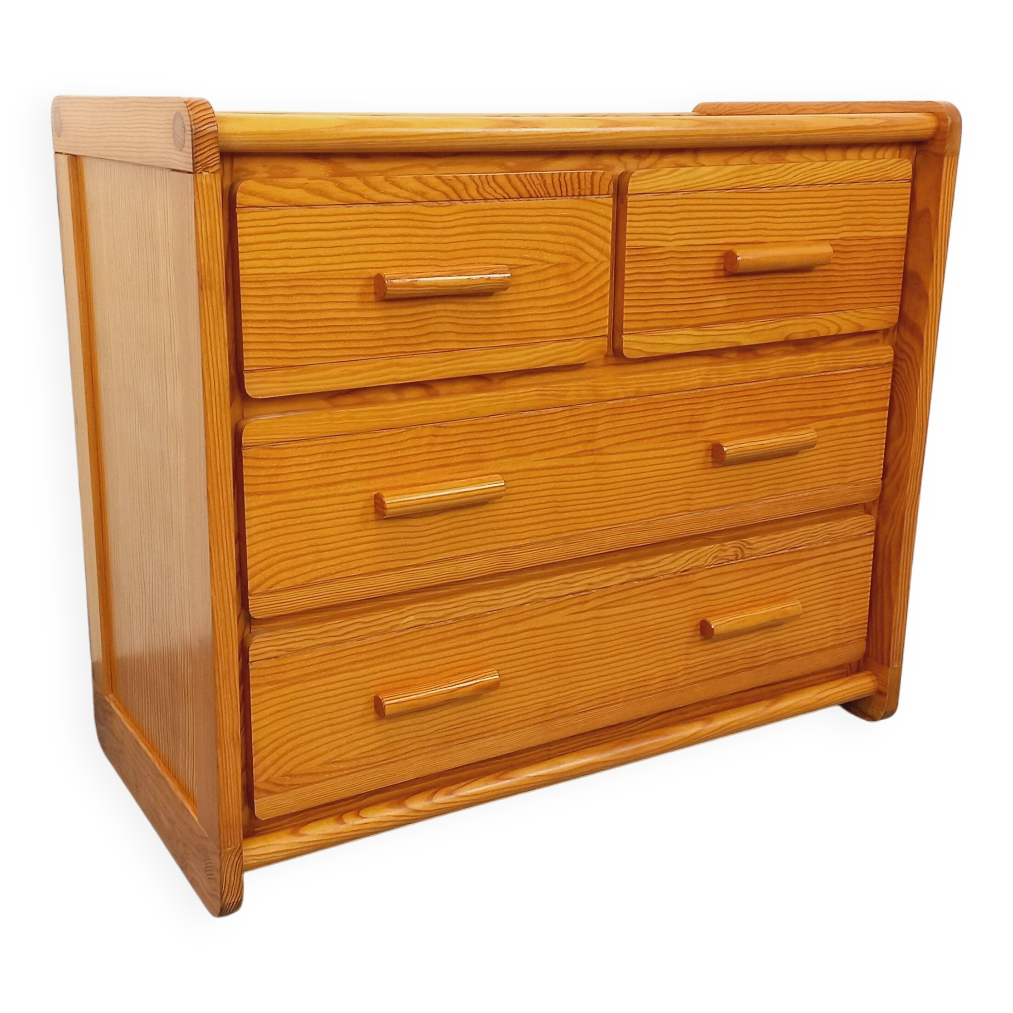 Vintage Gautier pine chest of drawers from the 70s 80s