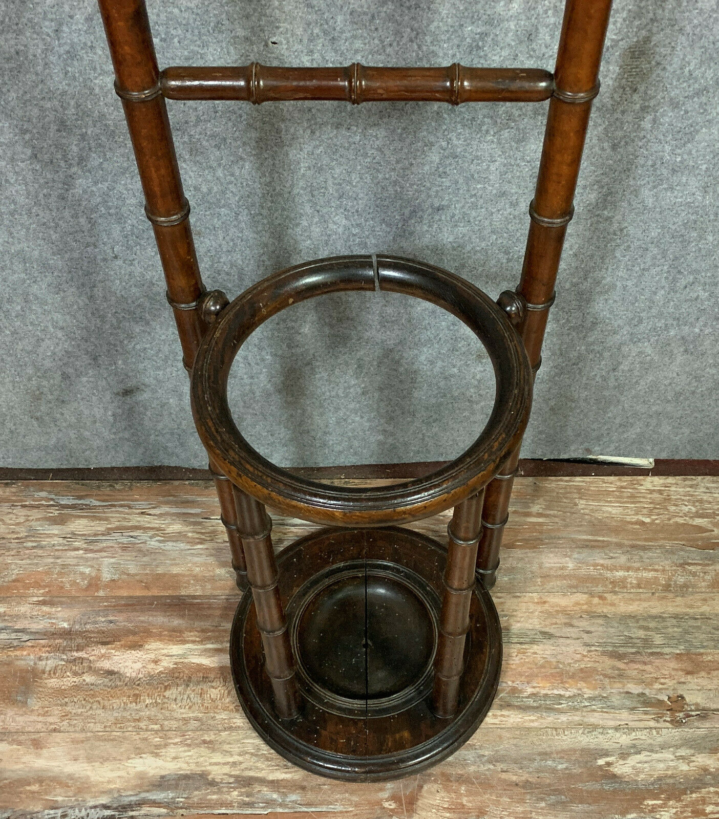 coat rack and bamboo umbrella holder circa 1880