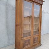 Louis XVI-style walnut library