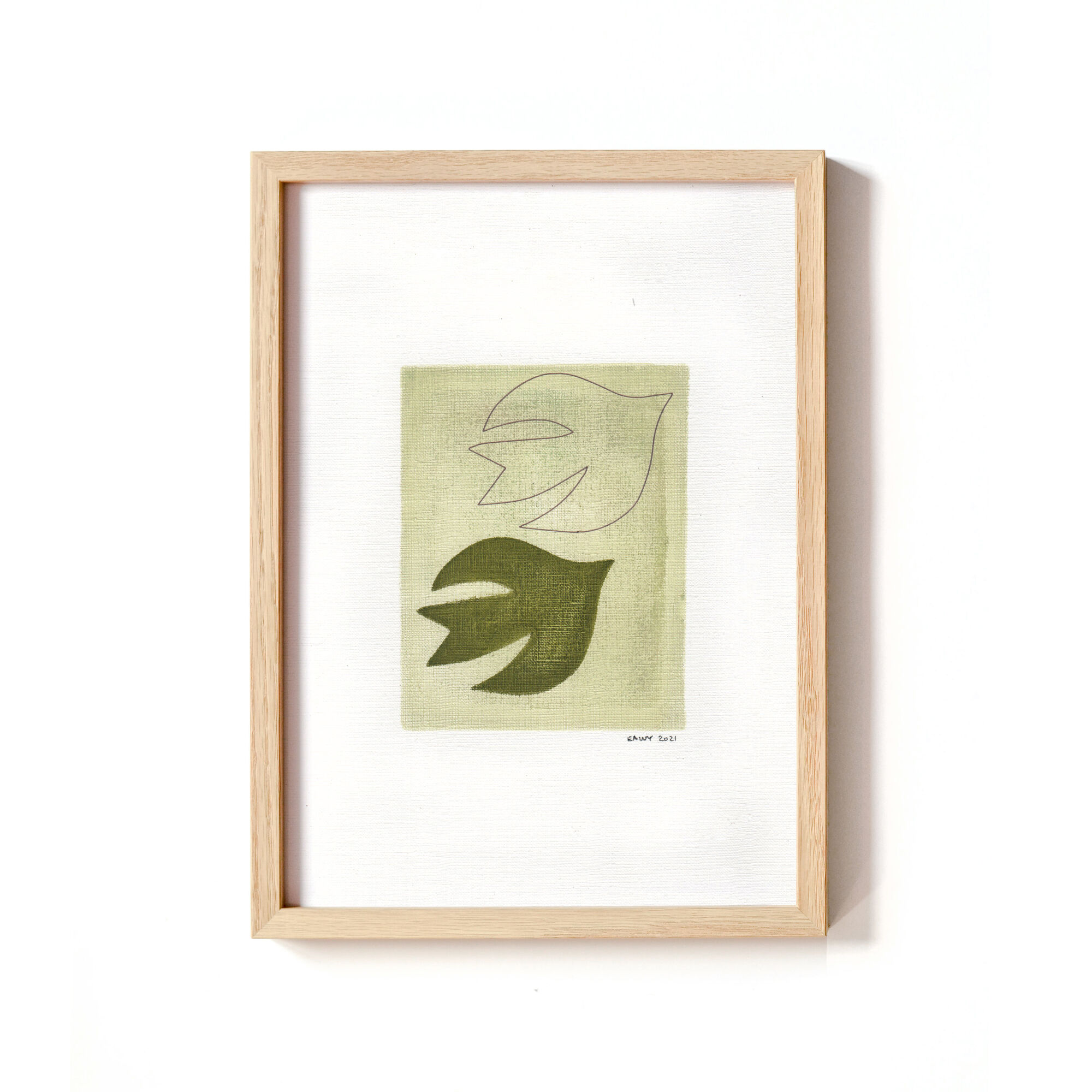 Painting and illustration on paper • T513 • signed Eawy