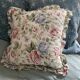 English style floral ruffled cushions
