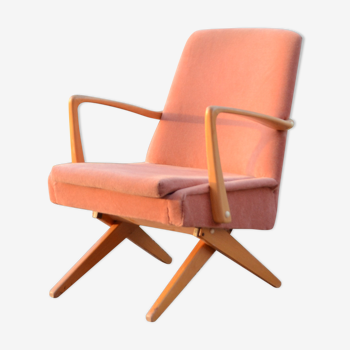 Mid Century Transformable Scissor Easy Chair