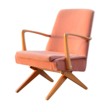 Fauteuil transformable à ciseaux de milieu de siècle