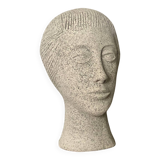 Bust in reconstituted stone
