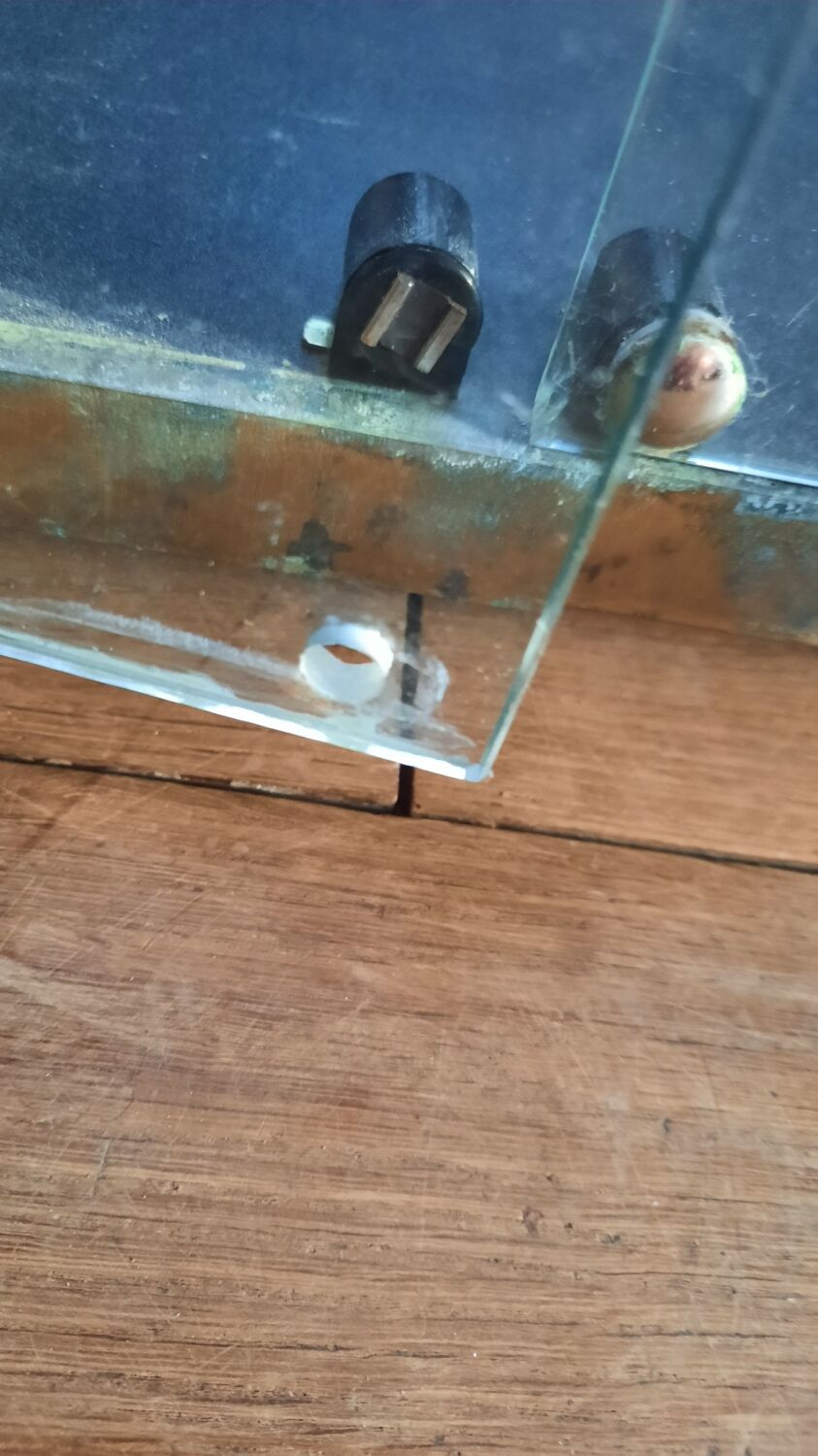 Art deco style brass showcase