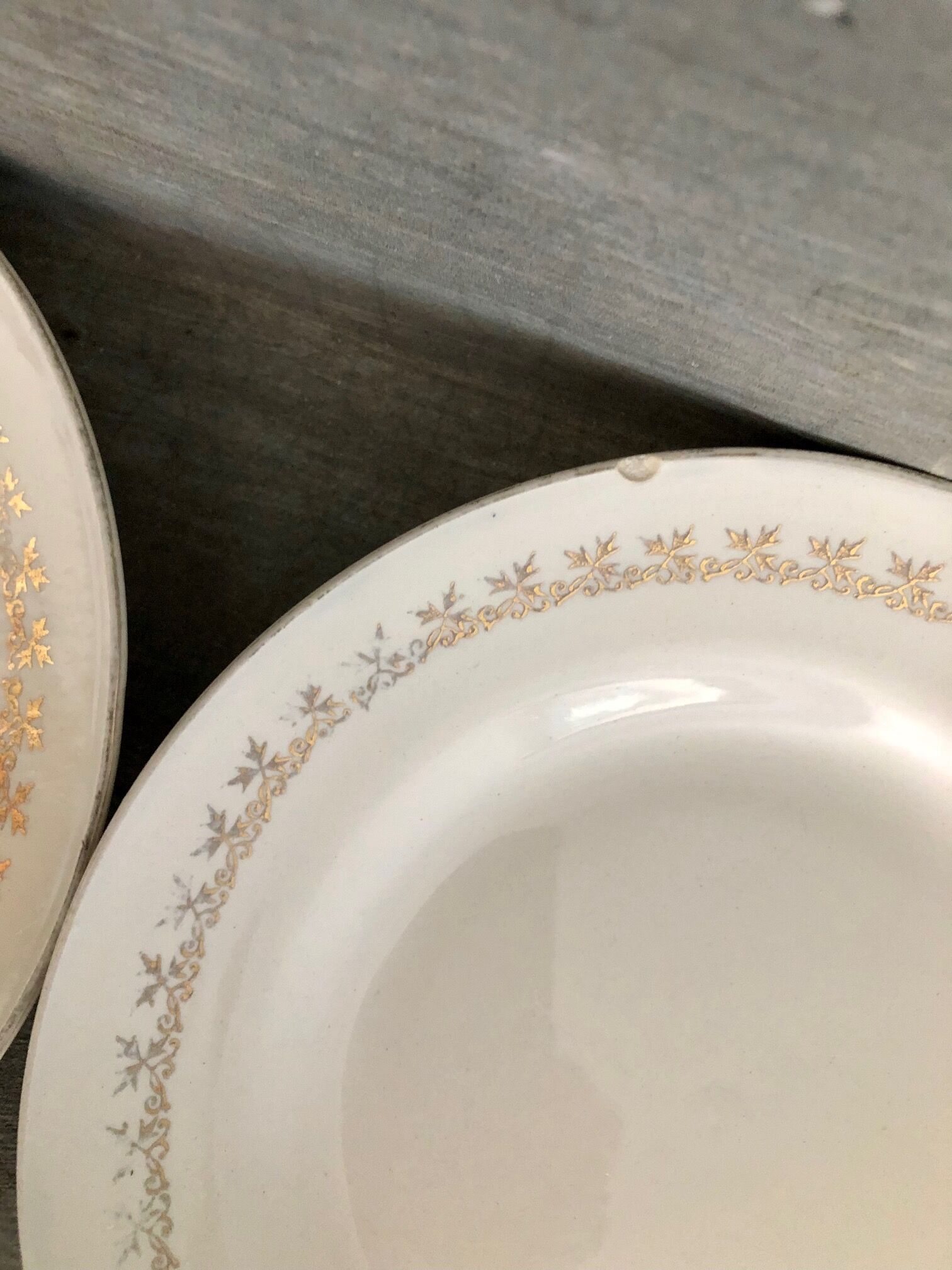 6 Digoin & Sarreguemines dessert plates