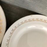 6 Digoin & Sarreguemines dessert plates