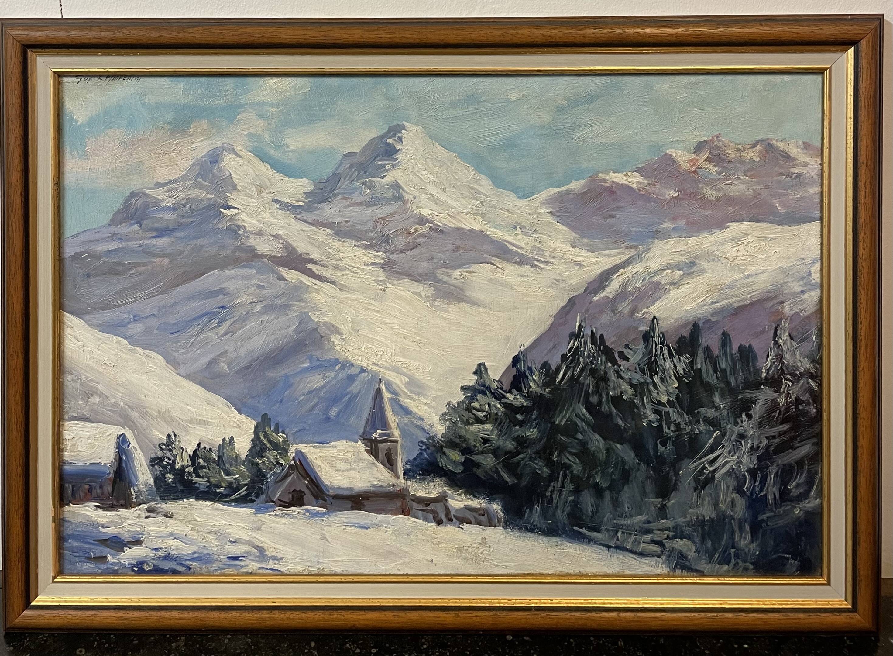 Snowy Landscape by Guy le Florentin