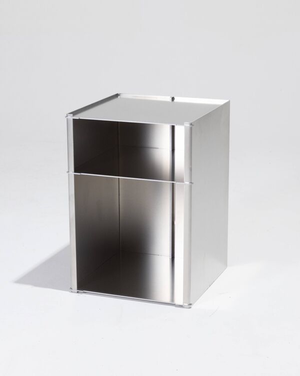 Table d'appoint / chevet alu 01