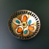 Enamelled metal cut Laurana Rame d'Arte, Italy 60s