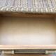 Vintage rattan chest of drawers has 3 drawers.