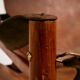 Hungarian calf leather lounge chair