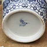 Gien baluster vase, Japanese decor