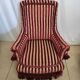 Salon Napoléon III in Jacquard-patterned velvet and trimnests