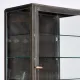 Polished iron medicine cabinet, 1950s