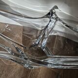 Coupe ou vide-poche en cristal de Daum