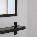 Miroir et étagère murale