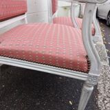 Paire de fauteuils style Louis XVI