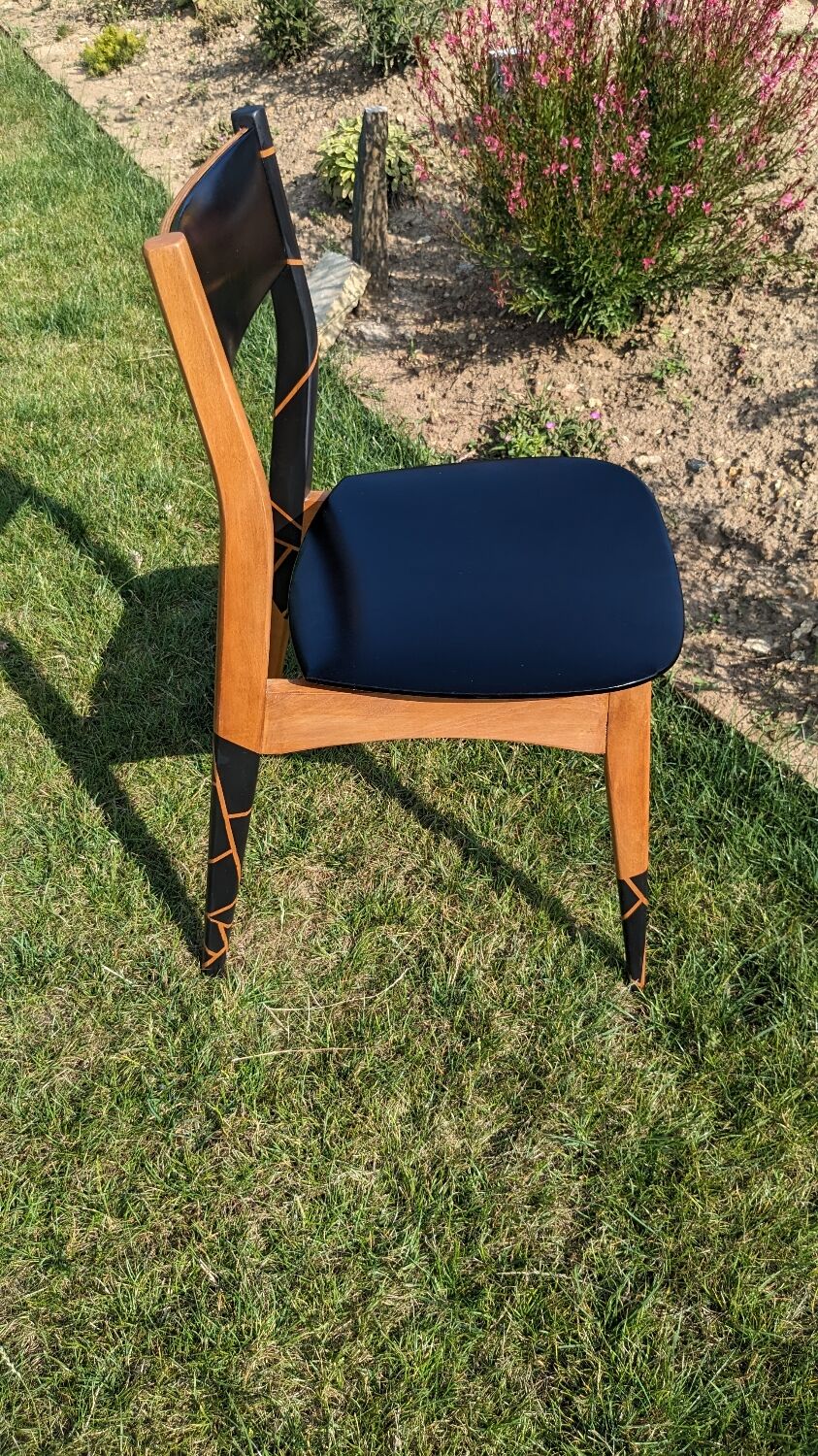 Vintage Scandinavian chair upgraded