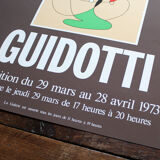 Poster Exhibition Guidotti Art and Value 1973