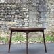 Round wooden table with 1 extension, wooden dining table, dining room table, kitchen table