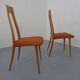 Cherry wood chairs by Ernst-Martin Dettinger, Germany, 1960s, set of 2.