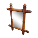 Mirror called "bamboo" beveled glass, 1950s, 38x30 cm