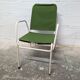 Fauteuil vintage métal et tissu